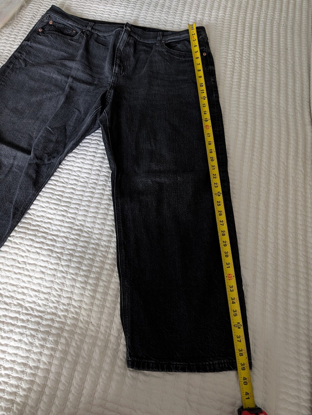American Eagle Outfitters Black Stovepipe Jeans - Picture 6 of 6